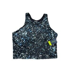 Tek Gear Top Girl's Size 20 Black Plus Soft Tech Racerback Activewear Tank